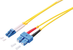 LC - SC Duplex Monomode 9/125µ - Jaune