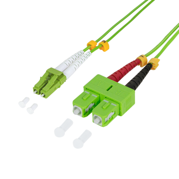 LC - SC Om5 Duplex 50/125µ - Vert