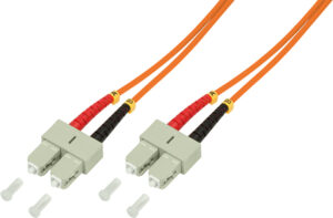 SC - SC Om2 Duplex Multimode 50/125 - Orange