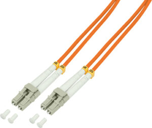 LC - LC Duplex Multimode 62,5/125µ - Orange