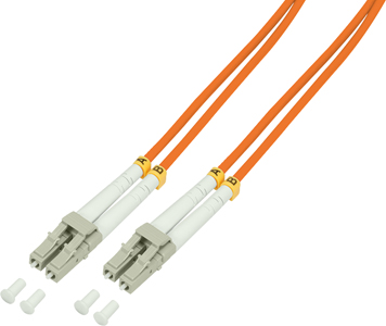 LC - LC Duplex Multimode 62,5/125µ - Orange