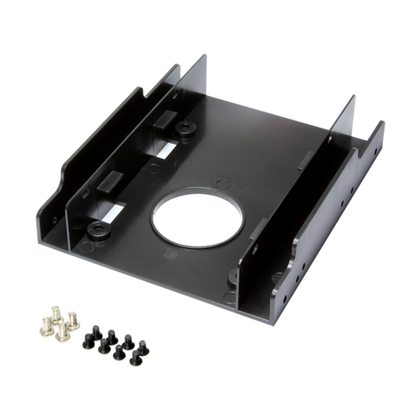 Support de montage pour disque dur, 2,5" à 3,5", plastique