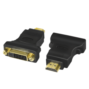 Adaptateur HDMI, A/M vers DVI-D/F, 1080p, noir