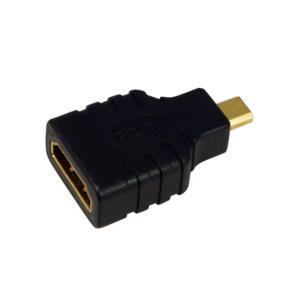 Adaptateur HDMI, Micro-D/M vers A/F, 4K/30 Hz, noir