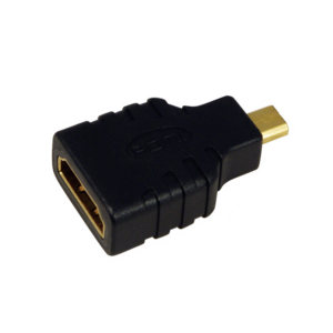 Adaptateur HDMI, Micro-D/M vers A/F, 4K/30 Hz, noir
