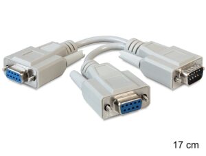 Adaptateur Série DB9M vers 2xDB9F - 0,17m - 65403