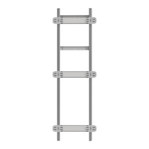 Support mural BalanceBox avec renfort, pour écran interactif, réglable en hauteur manuellement (jusqu'à 400mm)