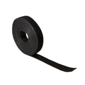 Bande auto-agrippante 16mm, rouleau de 20m - noire