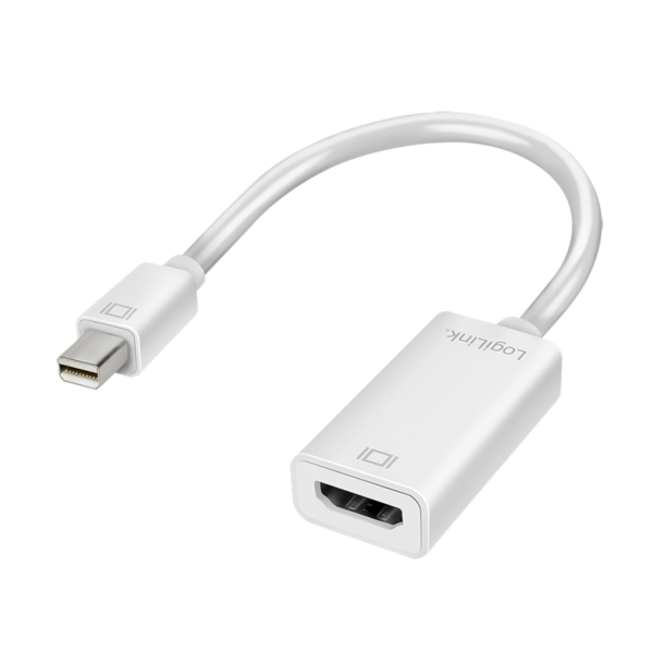 Adaptateur Mini DisplayPort, mDP/M vers HDMI-A/F, 4K/30 Hz, blanc, 0.15m