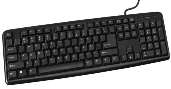 Clavier 107 touches USB noir