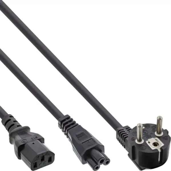 Cordon Secteur C13+C5 2.00m - Noir