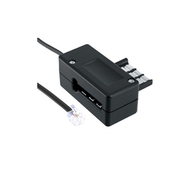 Cordon téléphone 3.00m, PTT mâle vers RJ11, Noir