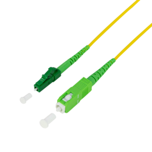 SC/APC - LC/APC Simplex Monomode 9/125µ - Jaune