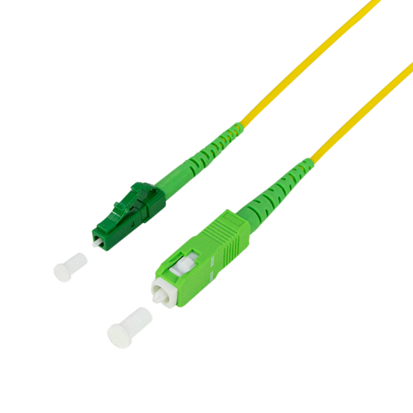 SC/APC - LC/APC Simplex Monomode 9/125µ - Jaune