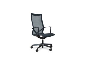 Fauteuil Storm, mécanique basculant, accoudoirs fixes, sur roulettes