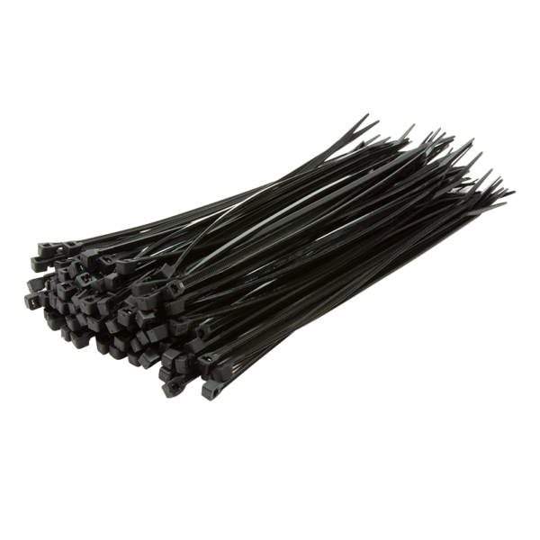 Serre câble 290 x 4.8 mm / Sachet de 100 - Noir