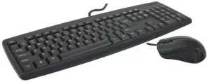 Kit Clavier Multimédia et souris 1000 Dpi USB noir