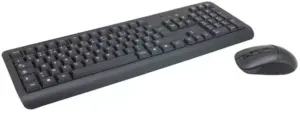 Kit Clavier Multimédia et souris sans fil 2.4 GHz noir