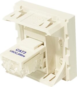 Plastron RJ12 équipé 45x45