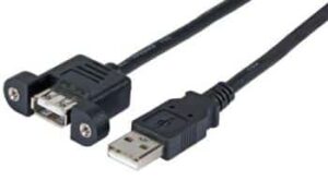 Rallonge USB 2.0 sur panneau